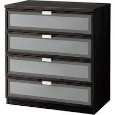 Reflect your home's style in the best light with one of these high shine beauties. Ikea Hopen 4 Drawer Chest Black Brown Frosted Glass Ikea Hopen Ikea Ikea Dresser