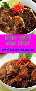 Resep Semur Ayam Kecap Recipes Seafood Recipes Food