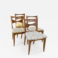 Maybe you would like to learn more about one of these? John Van Koert For Drexel Profile Mid Century Walnut Dining Chairs