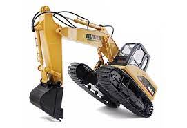 Large 1 14th Scale 15 Channel Rc Excavator With Metal Bucket Lights Sound
