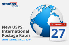 2019 Usps Postage Rate Increase International Shipping