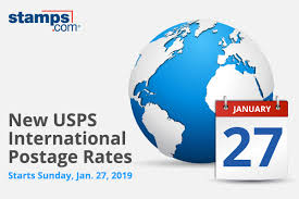 2019 usps postage rate increase international shipping