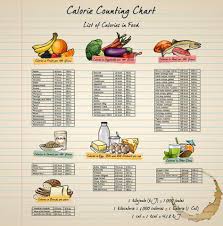 Calorie Chart For Each Food Group Calorie Chart Calorie