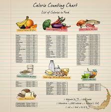 calorie chart for each food group calorie chart calorie