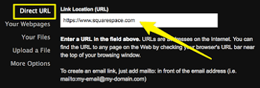 Adding links to your site – Squarespace 5