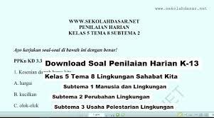 We did not find results for: Kumpulan Soal Ulangan Harian K 13 Kelas 5 Tema 8 Sekolahdasar Net