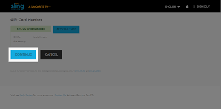 When adding the egift card to your account, the full balance will be applied and you will be. Restart Your Sling Tv Subscription