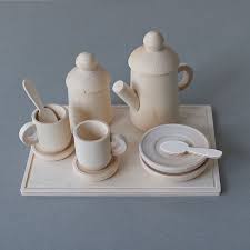 Wooden Tea Set Toy Natural Wooden Toys Tea Party Play Etsy Wooden Tea Set Tea Set Natural Toys