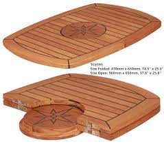 The sea ray 350 slx redefines day boat to mean all day and then some. 470 960 650mm Folding Teak Table Top With Nautic Star Marine Boat Rv Tc6595 Marine Hardware Aliexpress