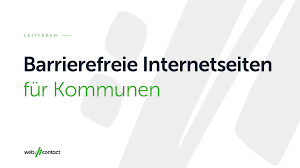 Profitieren sie von 3 unverbindlichen und kostenlosen angeboten direkt aus ihrer region. Barrierefreie Webseiten Fur Stadte Und Gemeinden