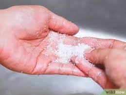 Soak a cloth or paper towel in the solution, then press it into the adhesive. How To Get Super Glue Off Of Your Hands With Salt 9 Steps