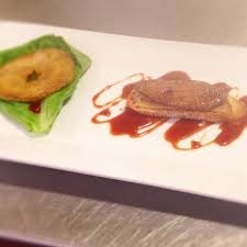 Pan Seared Foie Gras With An Apple Gastrique And Toasted Baguette I Foods Food Pan Seared