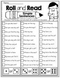 It is a good way to have children read cvc words. I Can Read Simple Sentences No Prep Sampler By The Moffatt Girls