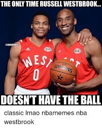 La nba a publié un communiqué dans lequel elle indique infliger une amende de 75 000 $ à daryl. The Only Time Russell Westbrook Kia Kia Wg Doesn T Have The Ball Classic Lmao Nbamemes Nba Westbrook Basketball Meme On Esmemes Com