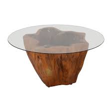 This kashiv natural tree stump end table is perfect way to bring the warmth of nature into your home. 40 Off Tree Stump Coffee Table Tables