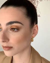 I love being able to see people’s natural freckles peak through in my  makeup looks! This queen has beautiful fluffy brows and I wanted to use  gold tones to accentuate her beautiful brown eyes! , Shot ...