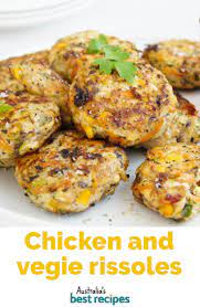 Chicken And Vegetable Rissoles Recipes Mince Recipes Healthy Chicken Dinner Recipes