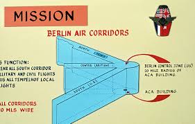 A Chart From The Berlin Air Route Traffic Control Center