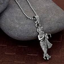 Buy Jaipur Gemstone Lord Krishna Pendant Pure 92 5 Sterling Silver God Pendant For Unisex Online Get 49 Off