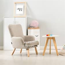 Hlm 4054 Living Room Children Single Sofa Chair Balcony Bedroom Rubber Wood Foot Sofa Removable Washable Upholstered A In 2020 Single Sofa Chair Single Sofa Sofa Chair
