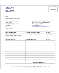 Individual Invoice Format - Invoice Template