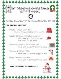 10 way to get in the christmas spirit will help you navigate through all the stress an expectations and help you get are you getting into the christmas spirit yet? Christmas Spirit Week St Joseph Catholic Elementary School