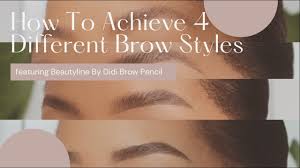 So, i was inspired to share my beauty secrets through a beauty line. How To Achieve 4 Different Brows Beauty Youtube