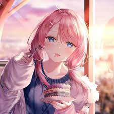 See more ideas about aesthetic wallpapers, anime wallpaper, cute wallpapers. Desktop Wallpaper Cute Anime Girl Beautiful Eating Cake Hd Image Picture Background 2d07b6