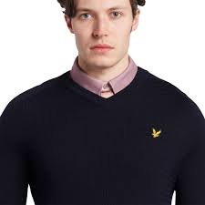 V Neck Lyle And Scott Pullover Lyle Scott Cotton Merino V Neck Jumper  Grattan
