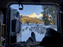You can certainly lean back the front seat and sleep in the driver's seat by the steering wheel, but the most common form of car camping we've seen is in larger crossovers/suvs/vans where you can lay the backseat of seats flat and sleep there. Winter Camping With A Van Or Camper Car Tips And Ideas Places And Notes