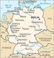 Cartes détaillées des régions et des länder de l'allemagne. Frontieres De L Allemagne Wikipedia