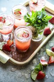 Strawberry Gin And Tonic Climbing Grier Mountain In 2020 Strawberry Gin Gin And Tonic Strawberry Puree