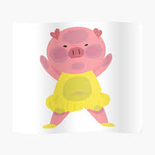 Ini gambar apa betul sekali ini adalah babi. Gambar Babi Stuck On Glass Poster By Inkriya Redbubble