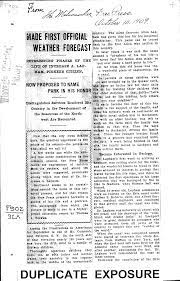Последние твиты от cnn weather center (@cnnweather). Made First Official Weather Forecast Newspaper Article Clipping Wisconsin Historical Society