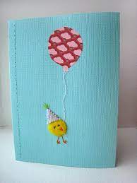 Cut out shapes from cardboard or cloth and stick it on the greeting card. Homemade Handmade Greeting Card Making Ideas With Balloons Birthday Cards Pop Up Designs And More Holidappy
