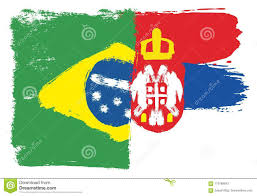 Relações diplomáticas entre a república federativa do brasil e a república da sérvia. Vetor Da Bandeira De Brasil Da Bandeira Da Servia Pintado A Mao Com Escova Arredondada Ilustracao Do Vetor Ilustracao De Grunge Pattern 110788643
