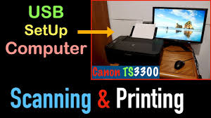 There is no printer icon for the printer, and no pending jobs. Canon Pixma Ts3300 Usb Setup Computer Scanning Printing Review Youtube