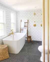 Black And White Penny Tile Floor Bathroom Bathroom Accessory Round Up House Seven Design Build White Subway Tile Bathroom Penny Tiles Bathroom Bathroom Tile Designs