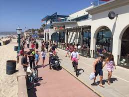 Mission beach is san diego's lively take on the classic boardwalk beach town with nearly two miles of oceanfront boardwalk, numerous rental shops and belmont park, a boardwalk amusement park. Mission Beach Boardwalk Boardwalk Mission Beach Ocean Front Walk