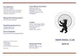 The blz sort codes are a 8 digit codes used for money transfers with domestic banks in germany. Iwc Berlin Fleyer Inner Wheel Deutschland
