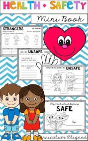 Health And Safety Mini Book For First And Second Grade Year One And Two Health Childhood Health Health Lesson Plans Health Education Lessons