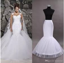 One Hoop Petticoat Crinoline For Mermaid Wedding Prom Party Dresses Flounced Mermaid Petticoat Underskirts Slips Bridal Vestido De Noiva Vestidos Molde Vestido
