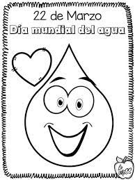 Aquí podrás colorear online cientos de dibujos infantiles. Tu Tarea Dia Mundial Del Agua Dia Mundial Del Agua Periodico Mural Marzo Rutina Diaria De Ninos
