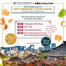 We honestly cannot wait to see you and share our passion for great food with you! Win An Exclusive Pass To Taste Promising K Fresh Festival Abc Cooking Studio Malaysia