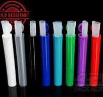 Squeezetops® 116mm Opaque Mix Child Resistant Joint Tubes