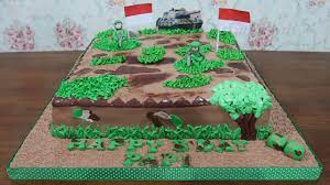 Aku menjadi orang yang lebih baik karena dirimu. Kue Ulang Tahun Tni Terbesar 40cm Kue Ultah Fondant Cake Tart Unik Youtube