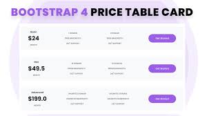 You can copy our examples and paste them into your project! Responsive Pricing Table Design Using Bootstrap Html Css