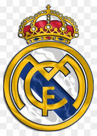 The blue m, c, and f letters were written on a white background. Real Madrid C F Logo Black And White Real Madrid Logo Png Free Transparent Png Clipart Images Download