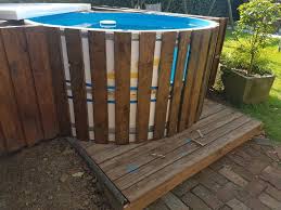 Und Die Auf Rispenband Geschraubten Bretter Schweben Nun Auch An Ort Und Stelle Badetonne Pool Solar