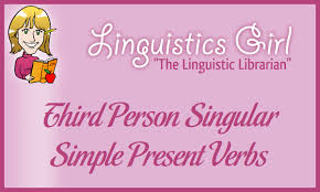 Image result for 3rd person singular